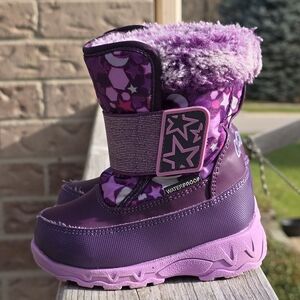 Cougar Swirl Winter toddler/baby boots Size 5